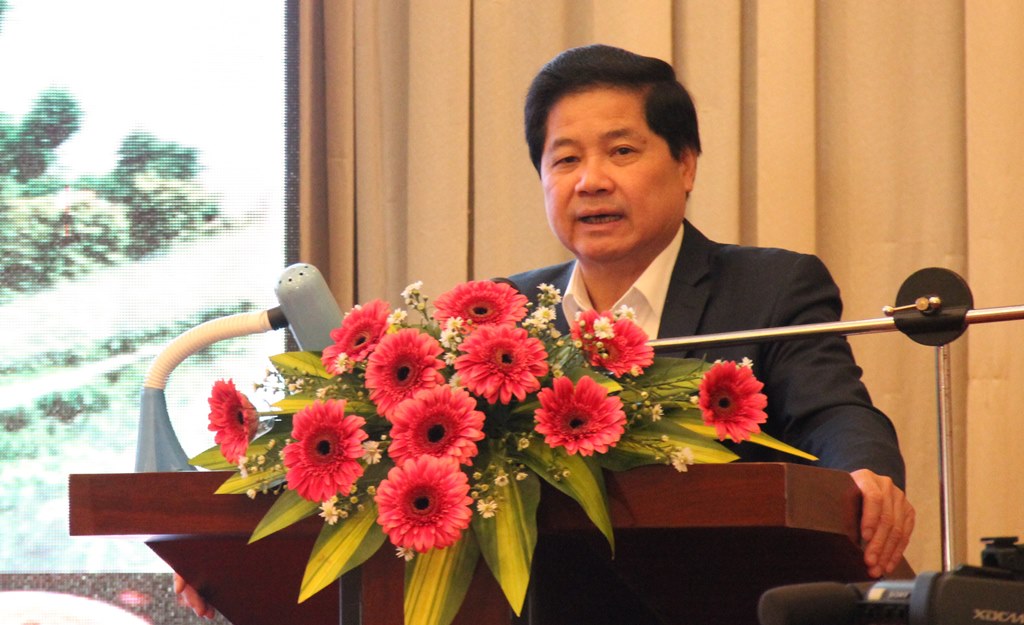 Thứ trưởng Bộ Nông nghiệp và Phát triển nông thôn Lê Quốc Doanh phát kết luận Hội nghị